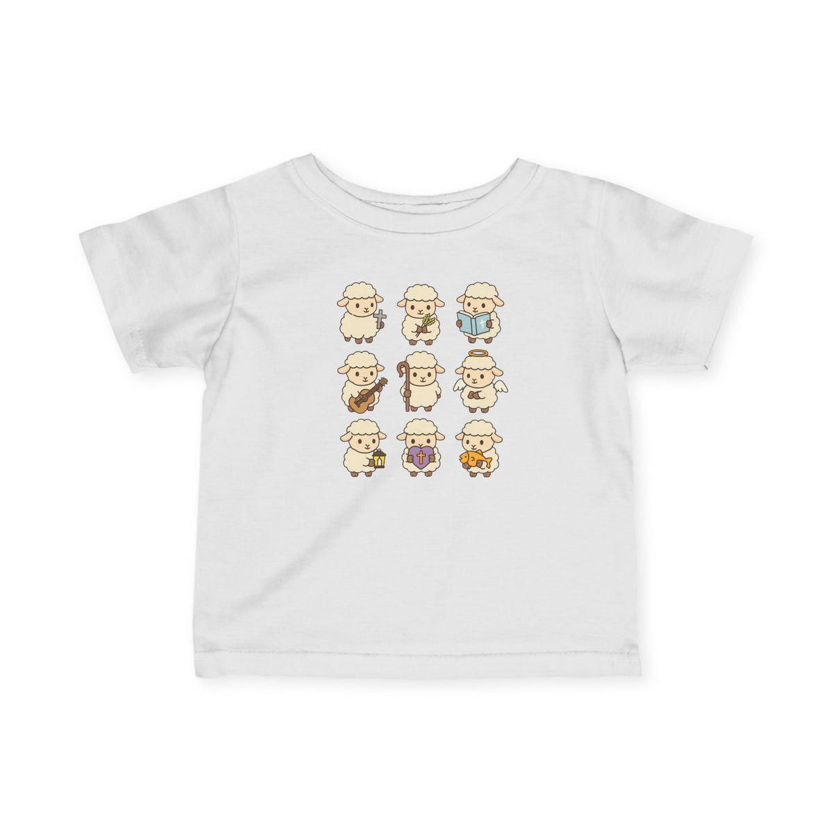 9 Little Lambs Baby T-Shirt