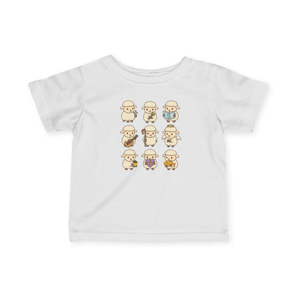 9 Little Lambs Baby T-Shirt