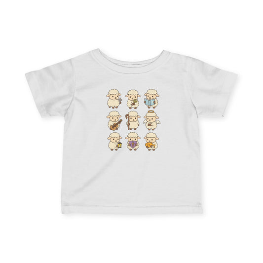 9 Little Lambs Baby T-Shirt