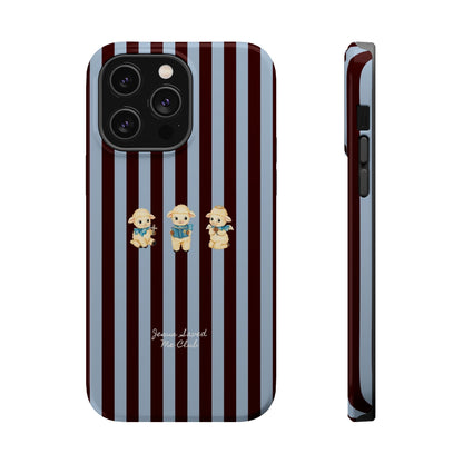 Christian Phone Case – 3 Little Lambs Brown Stripe MagSafe Case