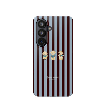 Christian Phone Case – 3 Little Lambs Brown Stripe MagSafe Case