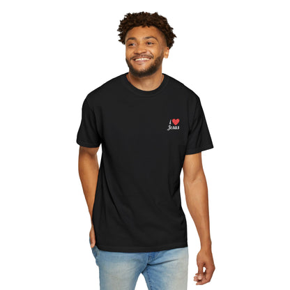 I ♥ Jesus Embroidered T-Shirt