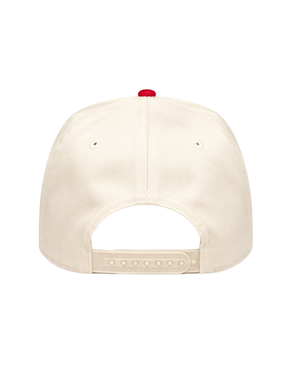 Saved Baseball Cap: Red Two-Tone