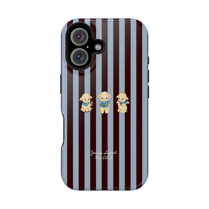 Christian Phone Case – 3 Little Lambs Brown Stripe MagSafe Case