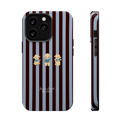 Christian Phone Case – 3 Little Lambs Brown Stripe MagSafe Case