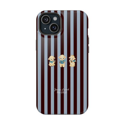 Christian Phone Case – 3 Little Lambs Brown Stripe MagSafe Case