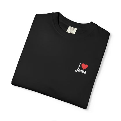 I ♥ Jesus Embroidered T-Shirt