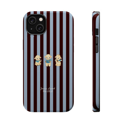 Christian Phone Case – 3 Little Lambs Brown Stripe MagSafe Case