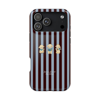 Christian Phone Case – 3 Little Lambs Brown Stripe MagSafe Case