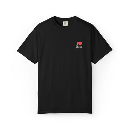 I ♥ Jesus Embroidered T-Shirt