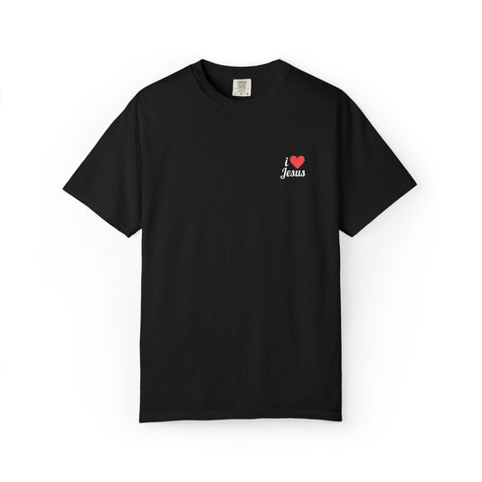 I ♥ Jesus Embroidered T-Shirt