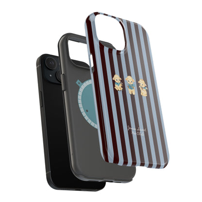 Christian Phone Case – 3 Little Lambs Brown Stripe MagSafe Case
