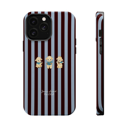 Christian Phone Case – 3 Little Lambs Brown Stripe MagSafe Case